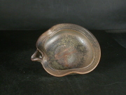 備前焼　登窯　備前焼中堅作家　竹内　靖之（山本）　最新作金彩・黄ゴマ片口小鉢４