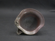 備前焼　備前焼中堅作家　竹内　靖之（山本）　最新作黄ゴマ蟹付き湯冷６