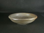 備前焼　登窯　備前焼中堅作家　竹内　靖之（山本）　最新作黄ゴマ青備前深皿２０