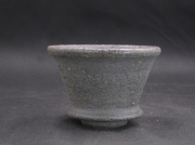 備前焼　備前焼中堅作家　竹内　靖之（山本）　最新作荒土青備前コーヒードリッパー７