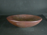 備前焼　登窯　備前焼中堅作家　竹内　靖之（山本）　最新作１９．５センチ黄ゴマ深皿２４