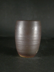 備前焼　登窯　備前焼中堅作家　竹内　靖之（山本）　最新作黄ゴマビール他グラス５