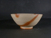 処分品　備前焼　備前焼中堅作家　片岡　聖観　緋襷飯茶碗２