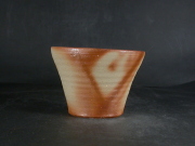 処分品　備前焼　備前焼中堅作家　片岡　聖観　 緋襷フリーカップ１６