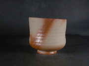 処分品　備前焼　備前焼中堅作家　片岡　聖観　緋襷湯呑29