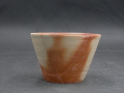 処分品　備前焼　備前焼中堅作家　片岡　聖観　 緋襷フリーカップ１８