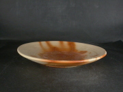 備前焼　備前焼中堅作家　片岡　聖観　１９．５センチ緋襷皿２７