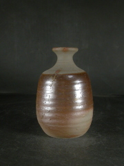 備前焼　備前焼中堅作家　片岡　聖観　 緋襷徳利３