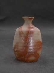 備前焼　備前焼中堅作家　片岡　聖観　 緋襷徳利１