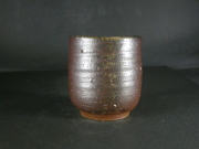 備前焼　登窯　備前市無形文化財　佐藤　苔助　黄ゴマ湯呑１