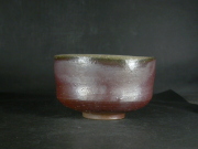 処分品　備前焼　登窯　岡山県無形文化財　山本　出　黄ゴマ抹茶茶碗３