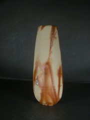 備前焼　岡山県無形文化財　山本　出　緋襷花入１