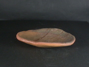 備前焼　登窯　備前焼若手作家　中村　和樹　最新作緋襷・黄ゴマ緋石目叩き皿１０