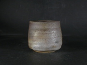 備前焼　登窯　備前焼人気作家　中村　真　最新作桟切・黄ゴマ湯呑・フリーカップ１