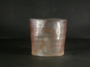 備前焼　登窯　備前焼若手作家　中村　和樹　最新作金彩・黄ゴマフリーカップ９