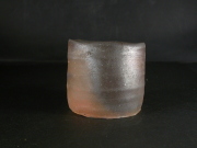 備前焼　登窯　備前焼若手作家　中村　和樹　最新作黄ゴマ緋フリーカップ１０