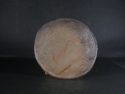 備前焼　登窯　備前焼若手作家　中村　和樹　最新作緋襷・黄ゴマ石目叩き皿８