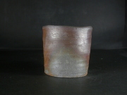 備前焼　登窯　備前焼若手作家　中村　和樹　最新作桟切・黄ゴマフリーカップ１５