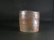備前焼　登窯　備前焼若手作家　中村　和樹　最新作金彩・黄ゴマフリーカップ１６