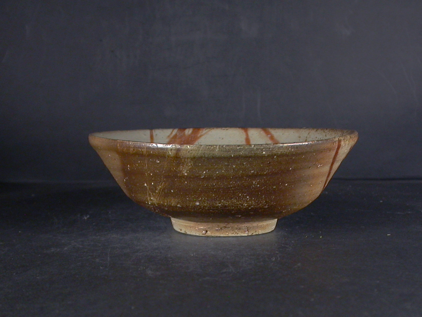 世界有名な 山本雄一作 備前焼 茶碗 共箱 共布 茶道具 （備前焼 登窯 岡山県 工芸品