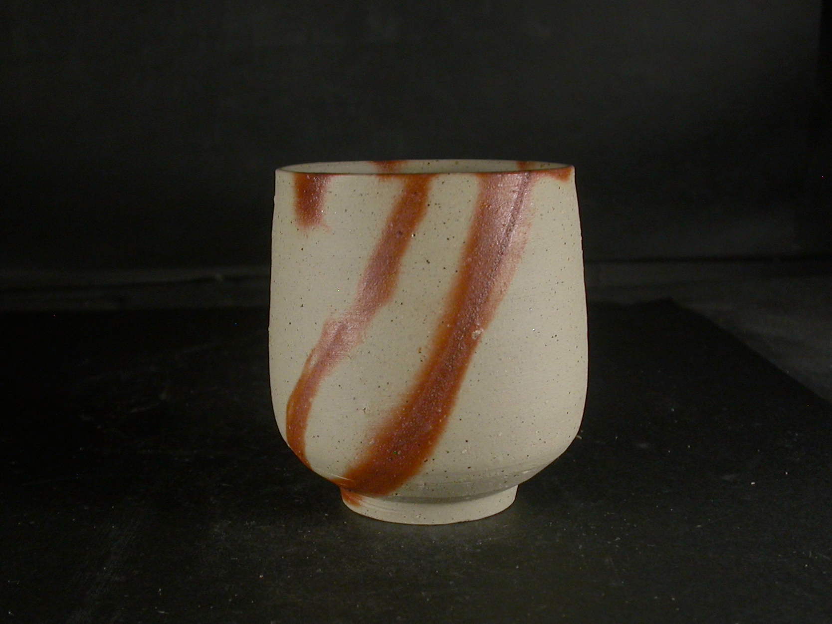 備前焼小西陶蔵花入窯変共箱共布栞