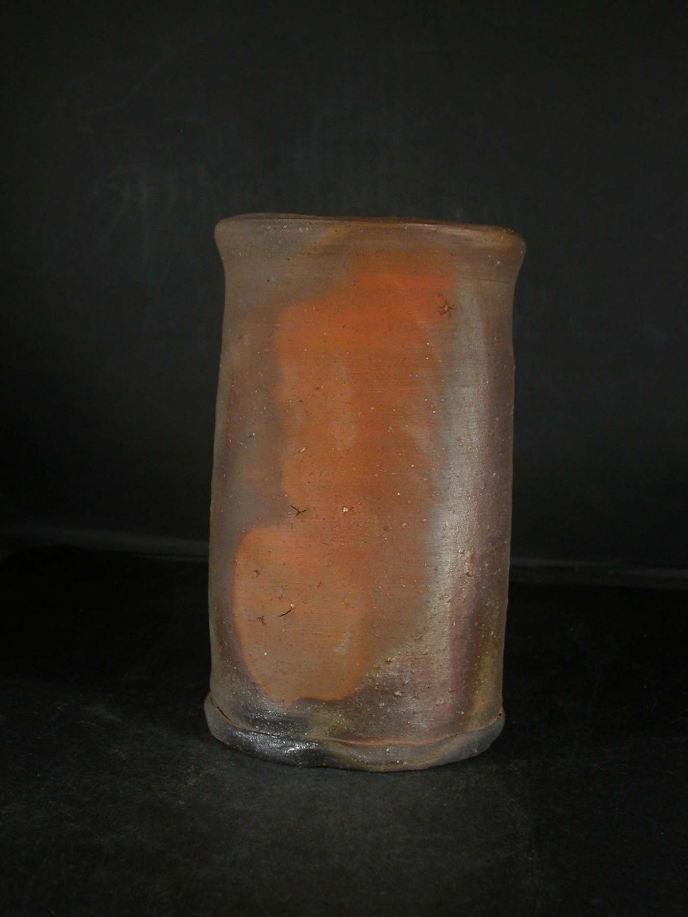 備前焼 登窯 岡山県無形文化財 故4代松田 華山 四方桟共箱付き