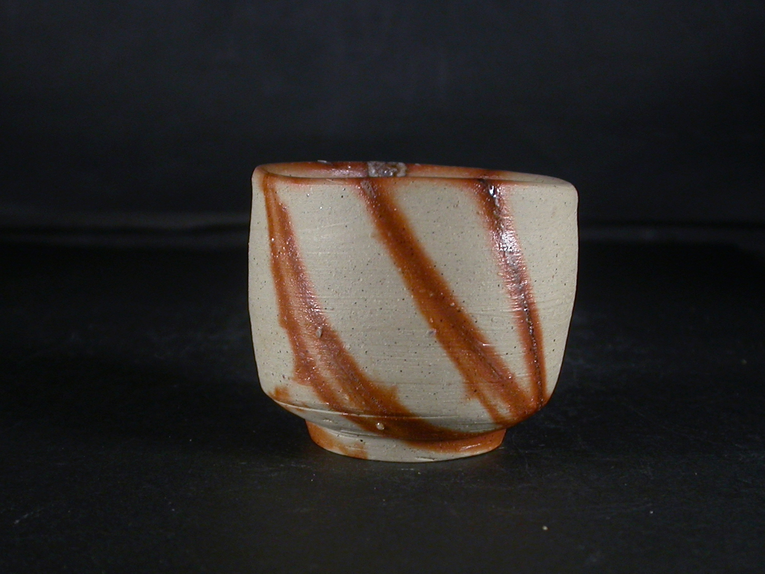 備前焼 登窯 備前焼人間国宝 故山本 陶秀 晩年作四方桟共箱付き緋襷