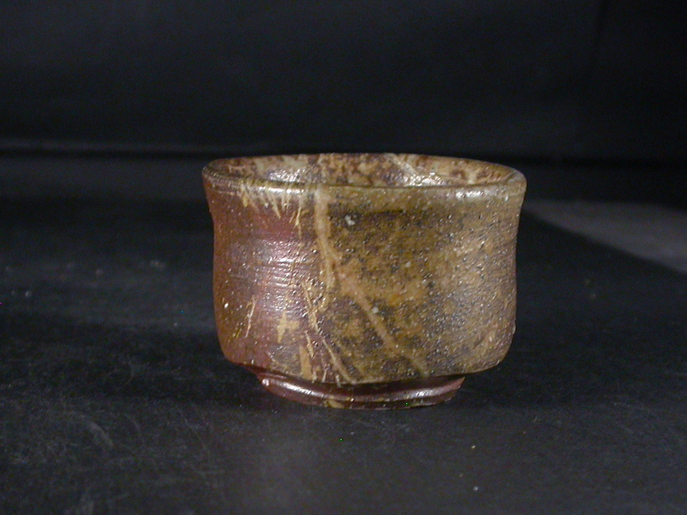 備前焼 登窯 備前焼人間国宝 伊勢崎 淳 共箱付緋襷・黄ゴマぐい呑3