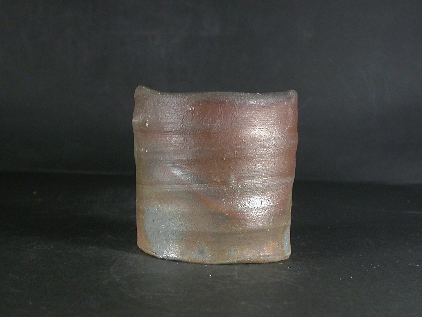 備前焼　登窯　備前焼若手作家　中村　和樹　最新作桟切・黄ゴマフリーカップ１５