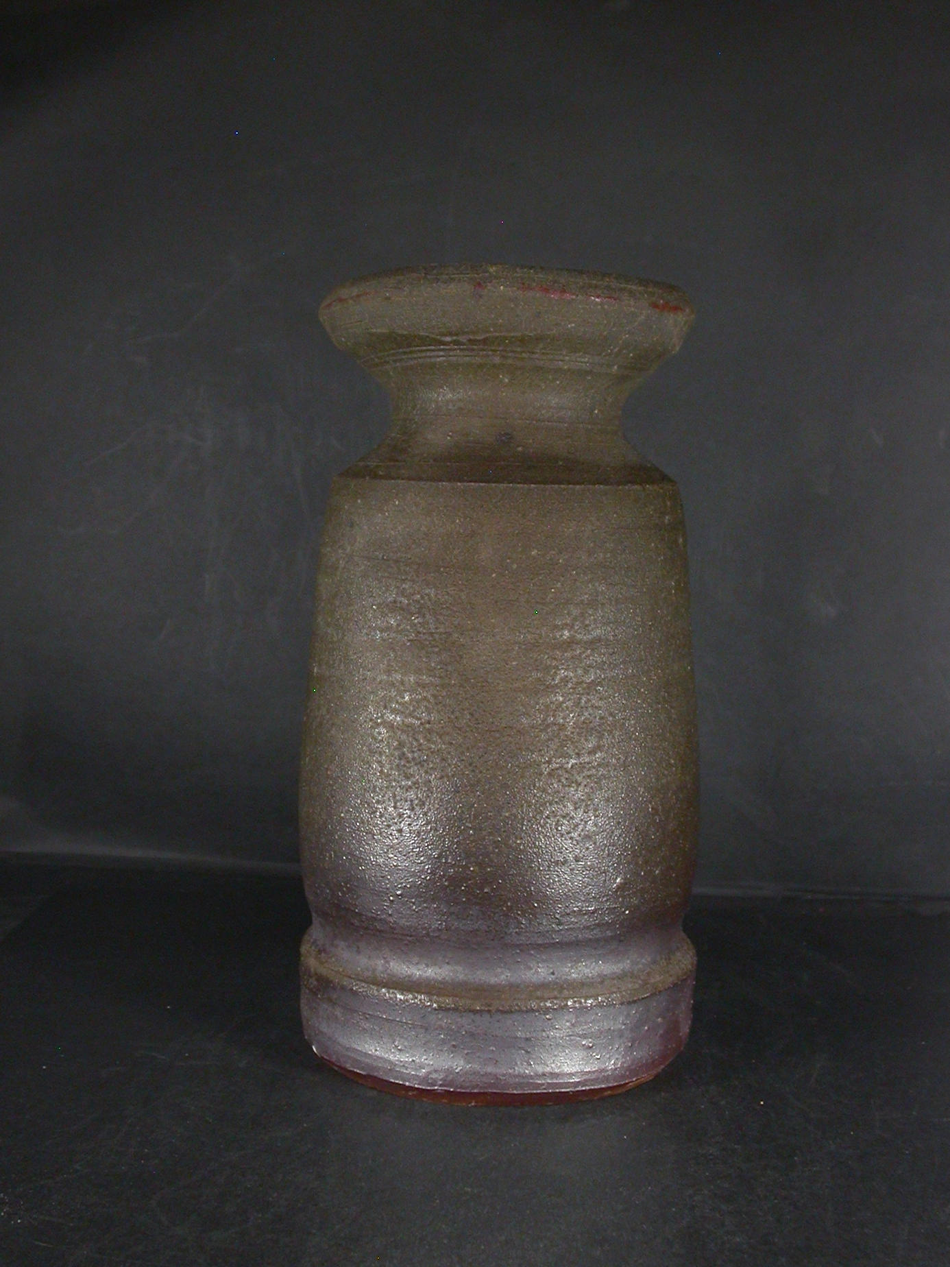 備前焼　登窯　備前焼物故作家　今成　研二　黄ゴマ花入７