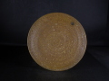 備前焼　穴窯　備前焼異色作家　吉岡　勝巳　最新作１６センチ黄ゴマ皿４４