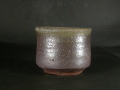 備前焼　穴窯　備前焼異色作家　吉岡　勝巳　最新作黄ゴマフリーカップ１３