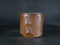 備前焼　穴窯　備前焼異色作家　吉岡　勝巳　最新作黄ゴマ面取・鎬フリーカップ3５