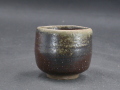 備前焼　登窯　備前焼名門作家　故矢部　篤郎　黄ゴマぐい呑１