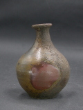 月間特価品　備前焼　登窯　備前焼物故作家　馬場　祥輔　窯変徳利１