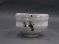 岡山　酒津焼　五代岡本　章　四方桟共箱付き酒津抹茶茶碗１