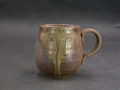 備前焼　登窯　備前焼中堅作家　竹内　靖之（山本）　最新作黄ゴマ手付きカップ６