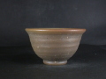 備前焼　備前焼中堅作家　竹内　靖之（山本）　最新作焦げ茶のゴマ青備前飯茶碗３