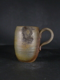 備前焼　登窯　備前焼中堅作家　竹内　靖之（山本）　最新作黄ゴマビアマグ・ビアジョッキ３１