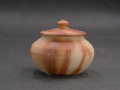備前焼　備前焼中堅作家　竹内　靖之（山本）　最新作緋襷蓋物２