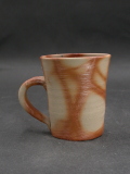 備前焼　備前焼中堅作家　片岡　聖観　 緋襷手付きカップ・ビアジョッキ６