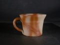 備前焼　備前焼中堅作家　片岡　聖観　 緋襷手付きカップ１１
