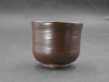 処分品　備前焼　登窯　備前焼中堅作家　片岡　聖観　黄ゴマ湯呑２２
