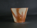 月間特価品　備前焼　備前焼中堅作家　片岡　聖観　 緋襷フリーカップ１４