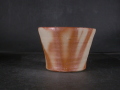 処分品　備前焼　備前焼中堅作家　片岡　聖観　 緋襷フリーカップ２