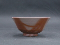 処分品　備前焼　備前焼中堅作家　片岡　聖観　緋襷飯茶碗１