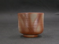 処分品　備前焼　備前焼中堅作家　片岡　聖観　 緋襷湯呑３２