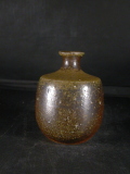徳利の備前焼(各見政峯作) 備前焼 登窯 備前焼長老作家 岡山県無形文化財 各見 政峰 桟切