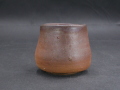 備前焼　登窯　備前焼人気作家　中村　真　最新作焦げ茶のゴマ緋湯呑・フリーカップ１８
