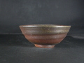 備前焼　登窯　備前焼若手作家　中村　和樹　最新作緋襷・黄ゴマ緋飯茶碗７